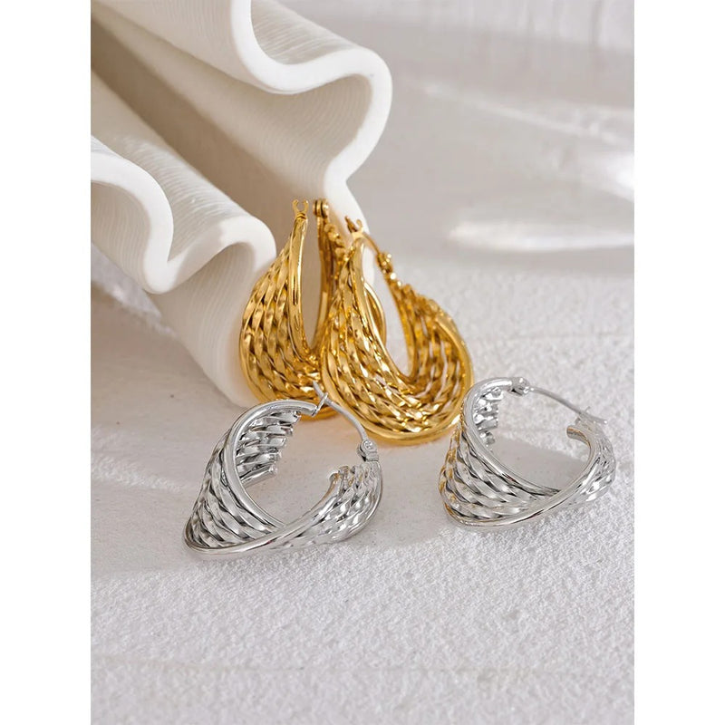 18K Gold Earrings