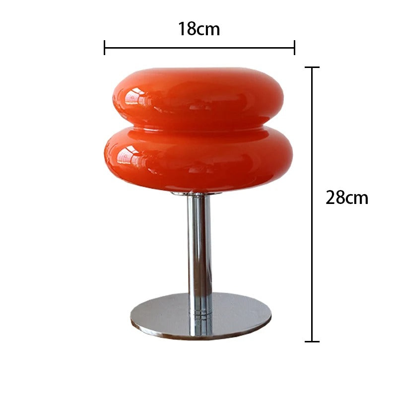 Macaron Glass Table Lamp Bedside Decor, and Eye Protection Night Light