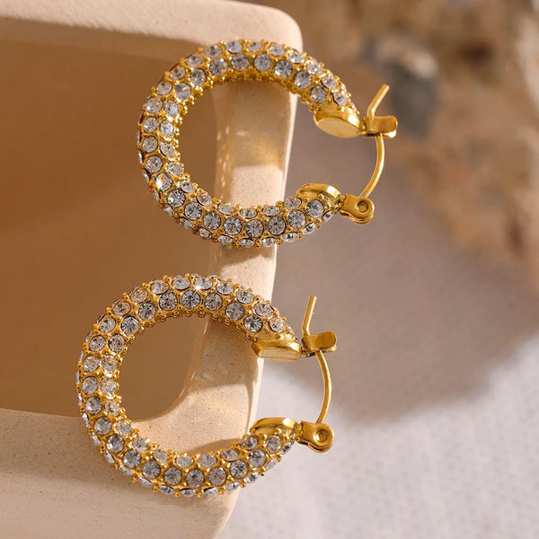 Huggie Diamond Earrings