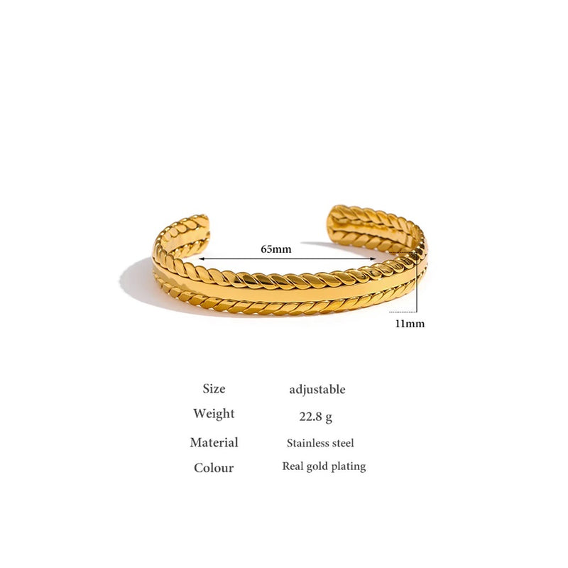 Circle Of Leaves Bangle