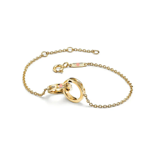 1837 Interlocking Circles Chain Bracelet