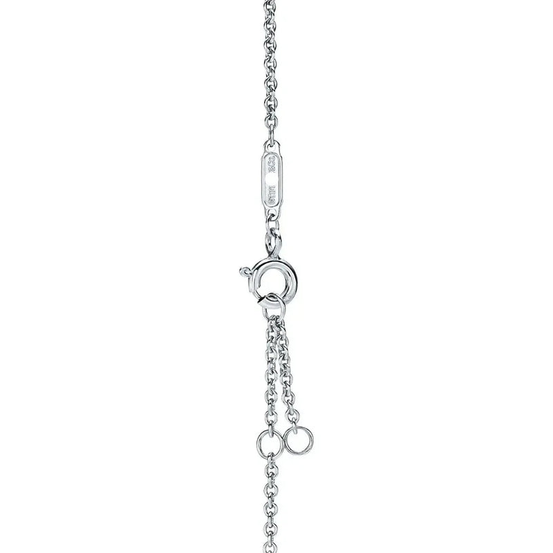 1837 Interlocking Circles Chain Bracelet White Gold