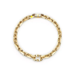 1837 Makers Narrow Chain Bracelet in Yellow Gold