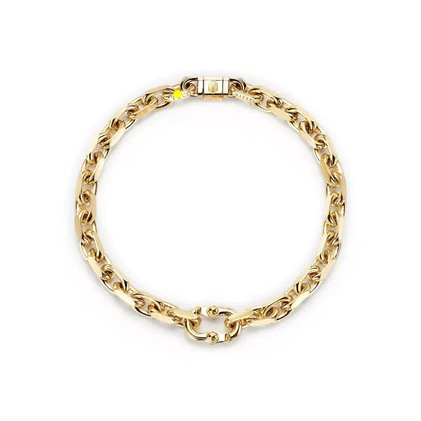 1837 Makers Narrow Chain Bracelet in Yellow Gold