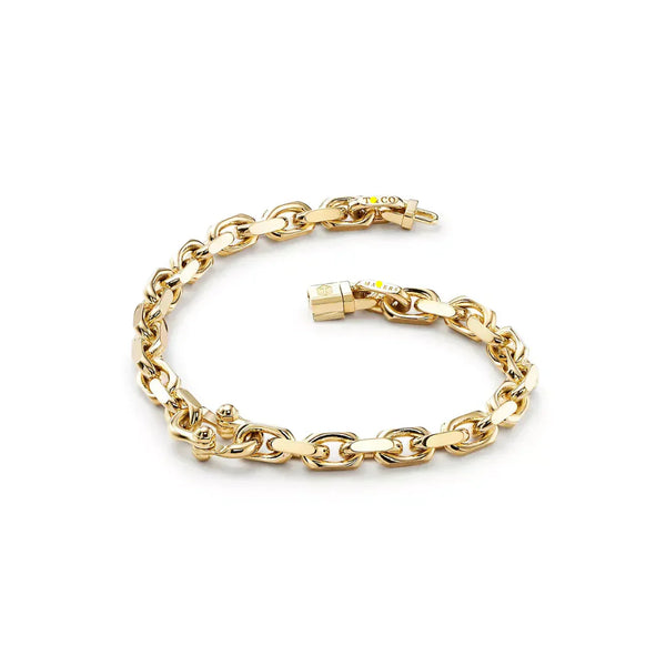 1837 Makers Narrow Chain Bracelet in Yellow Gold