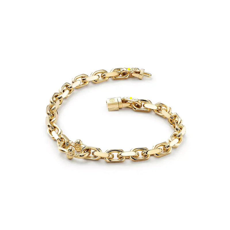 1837 Makers Narrow Chain Bracelet in Yellow Gold