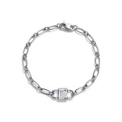 1837 Double Lock Chain Bracelet