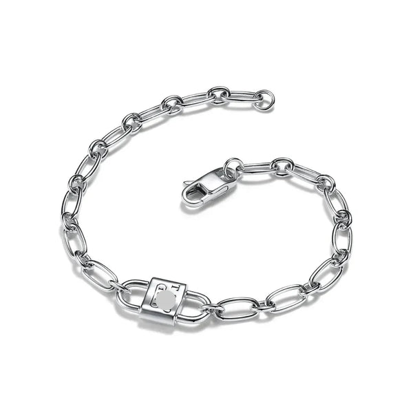 1837 Double Lock Chain Bracelet