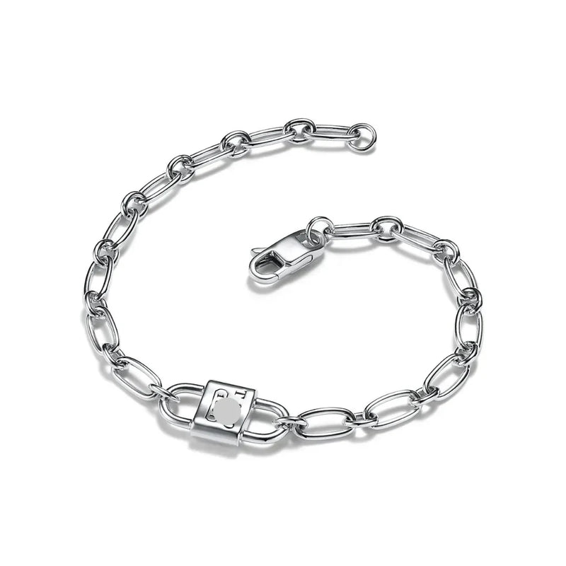 1837 Double Lock Chain Bracelet