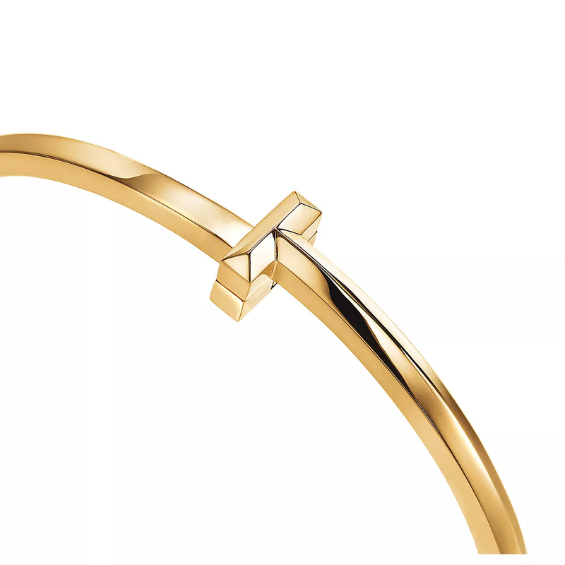 T Narrow Hinged Bangle