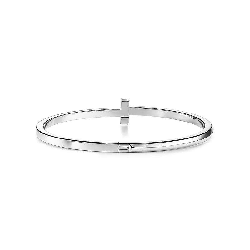 T Narrow Hinged Bangle