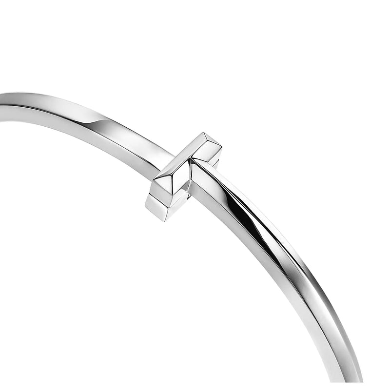 T Narrow Hinged Bangle