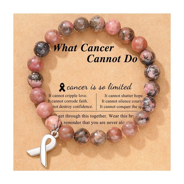 Crystal Bracelet for Breast Cancer Awareness