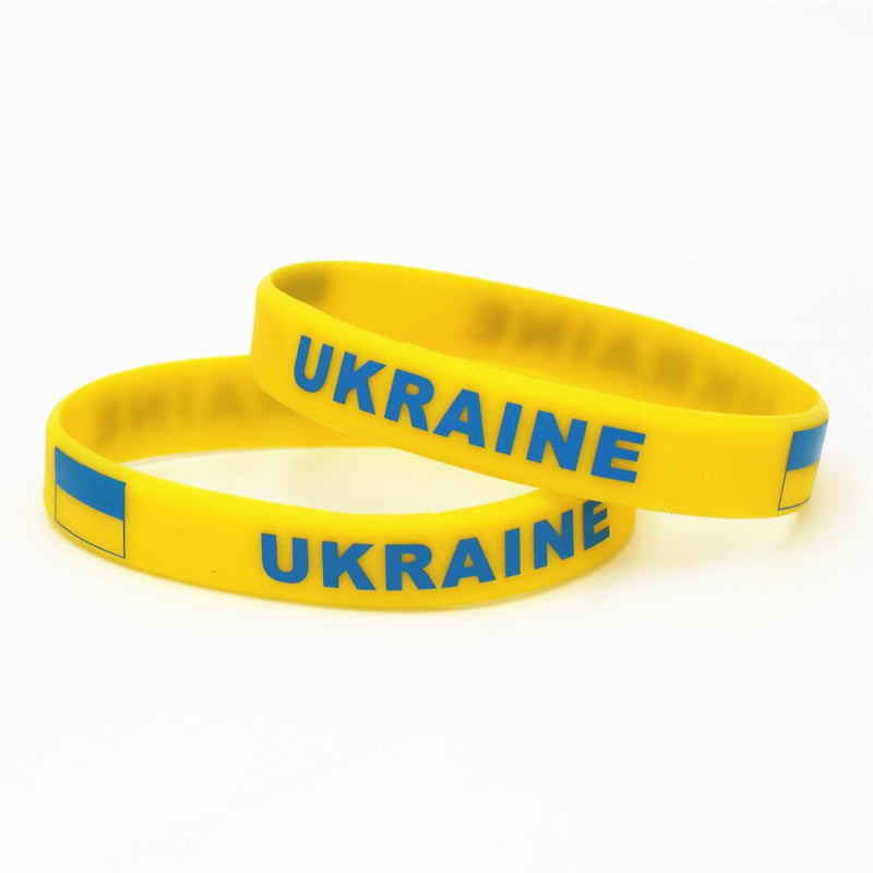 Save ukraine country wristband