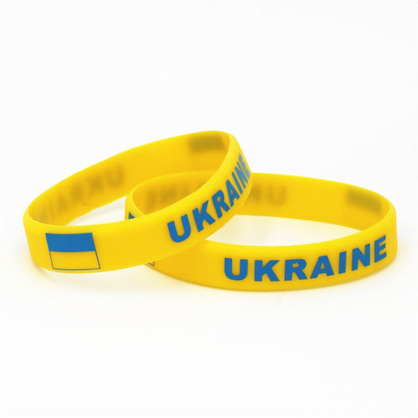 Save ukraine country wristband