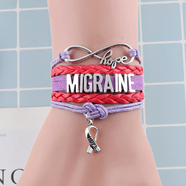 Migraine Awareness Bracelet