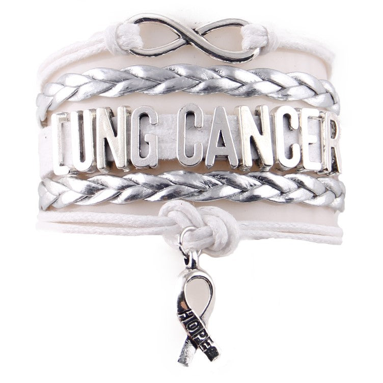 Lung Cancer Awareness Bracelet