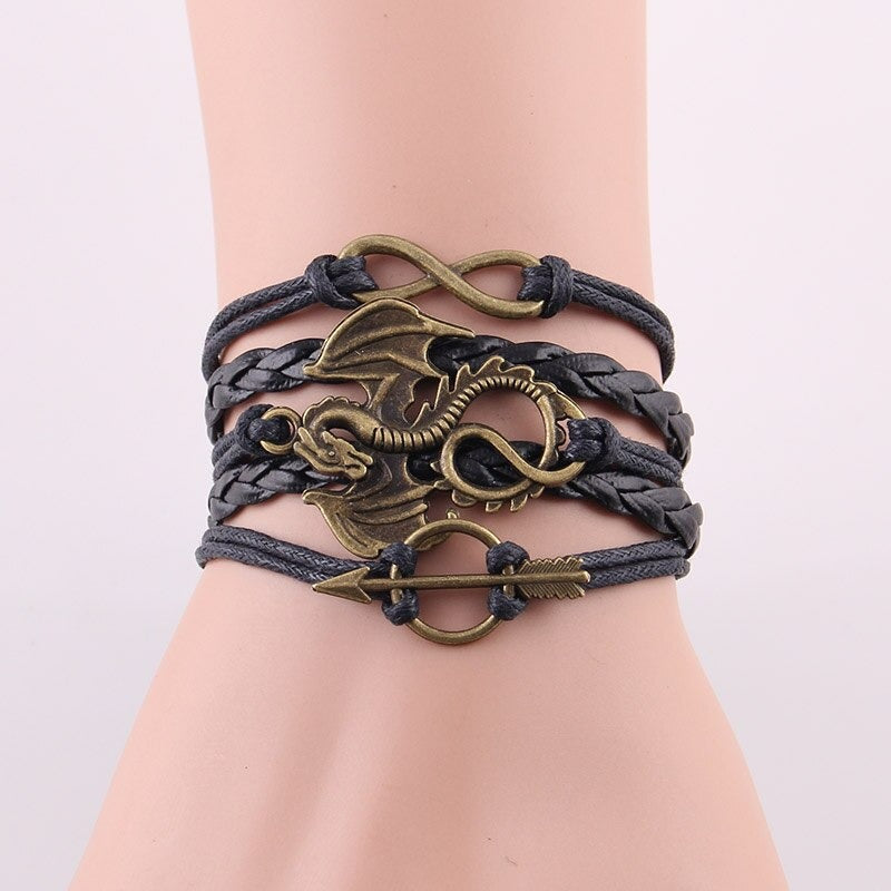 Dragon Sun Wolf Bracelet