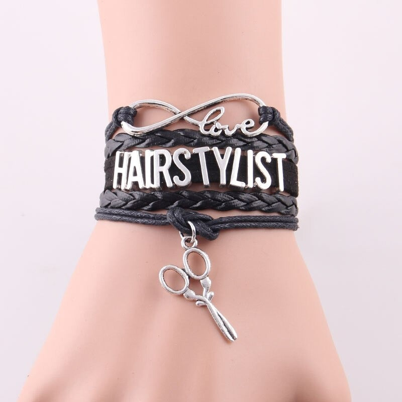 Hair Stylist Love bracelet