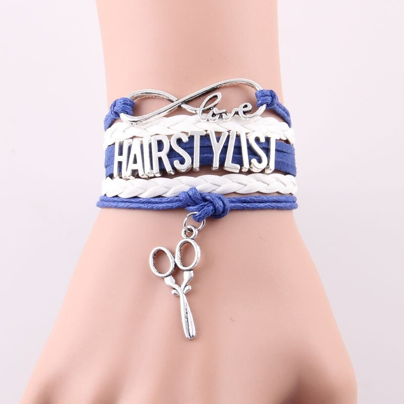 Hair Stylist Love bracelet