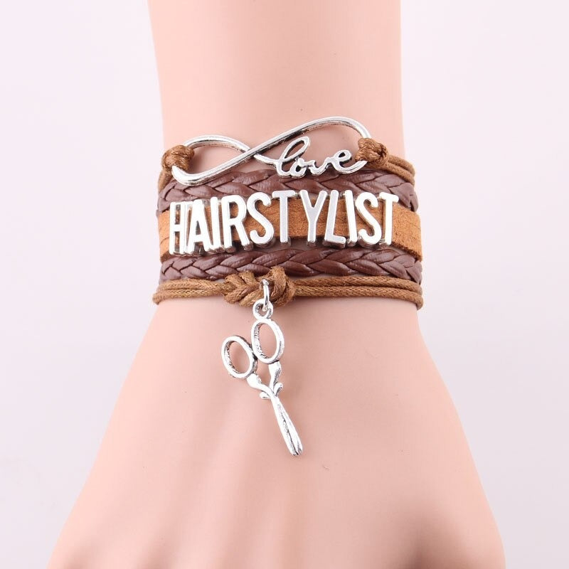 Hair Stylist Love bracelet