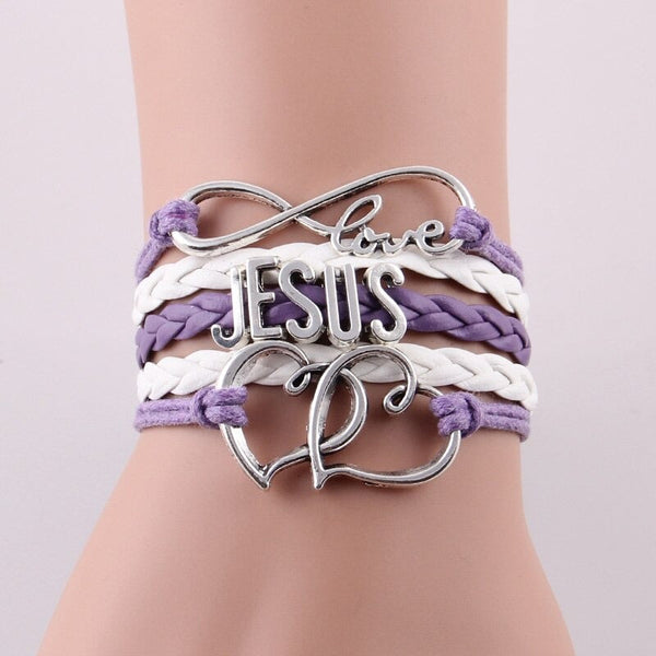 Infinity Love Jesus Bracelet