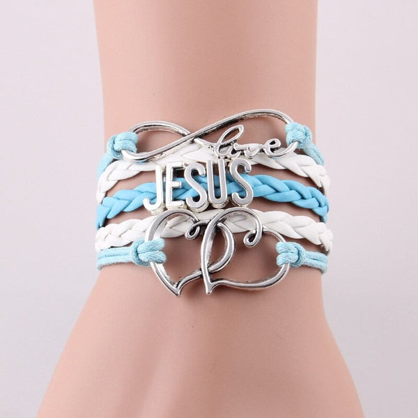 Infinity Love Jesus Bracelet