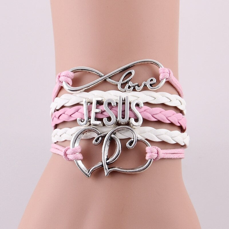 Infinity Love Jesus Bracelet