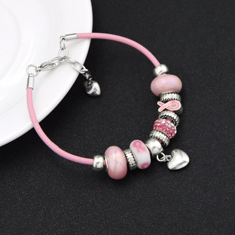 Pink Awareness Bracelet