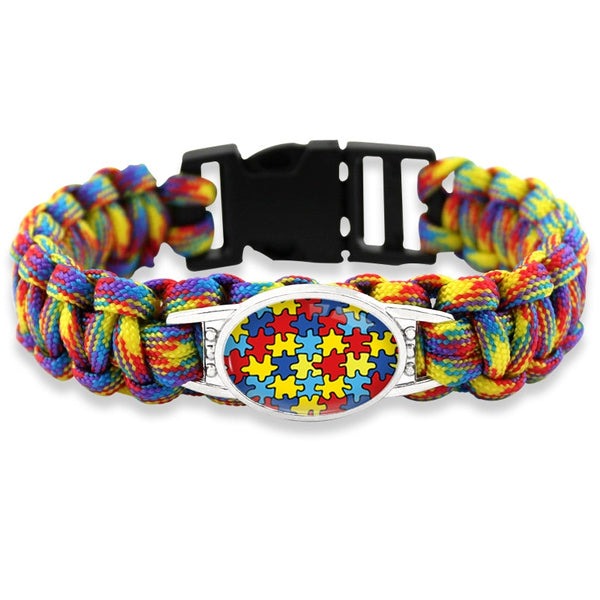 Puzzle Paracord Autism Bracelet