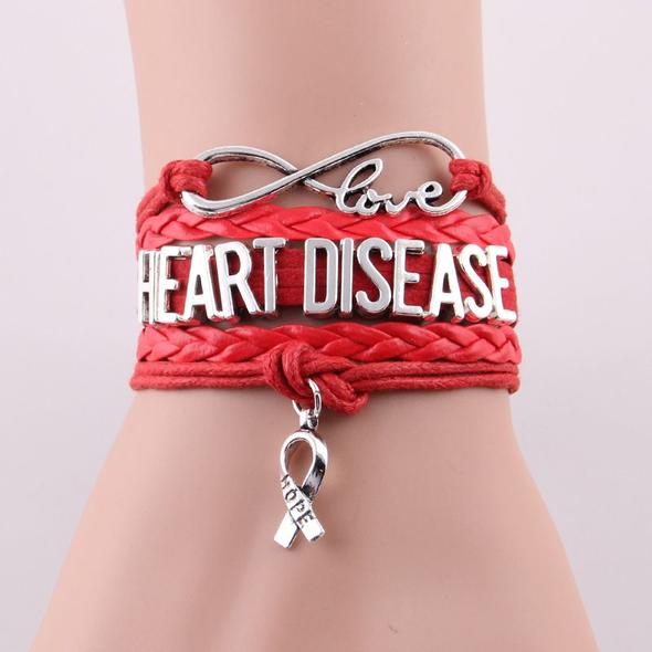 Heart Disease Awareness bracelet