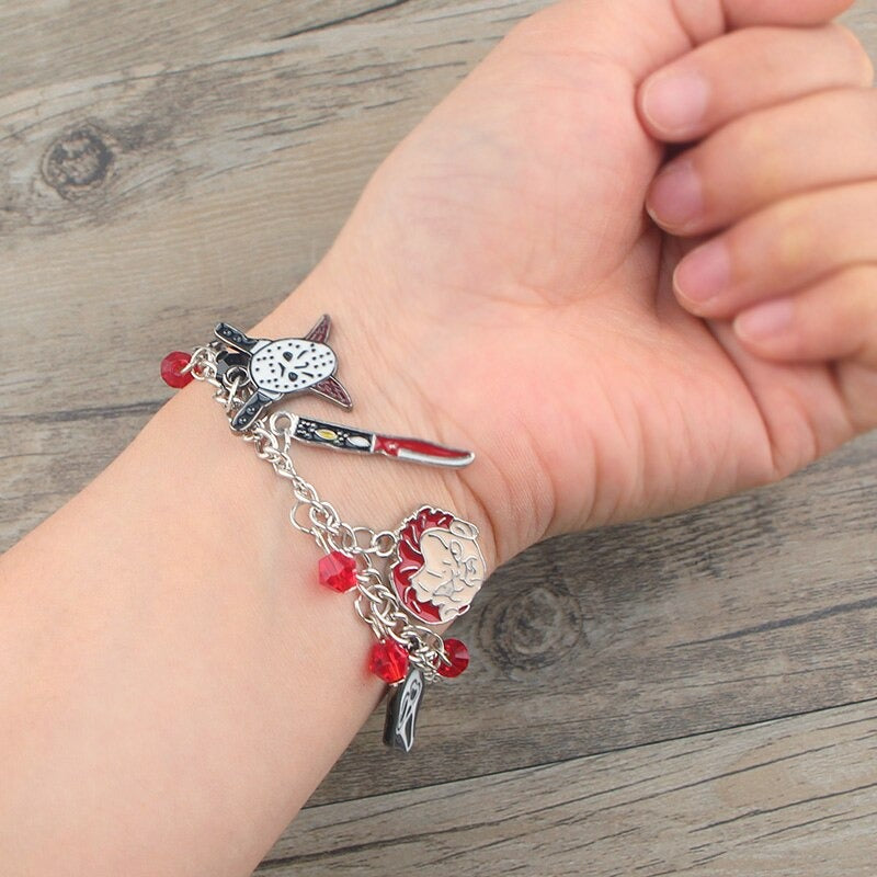 Ghost Clown Halloween Bracelet