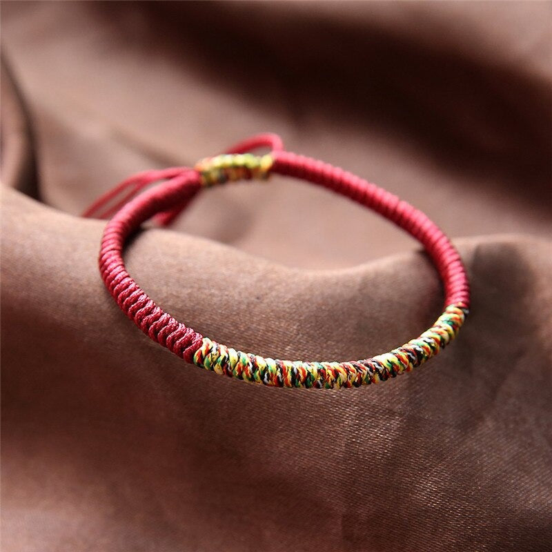 Tibetan Buddhist Braided Lucky Bracelet