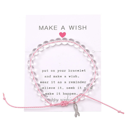 Breast Cancer Awareness Charm Bracelet