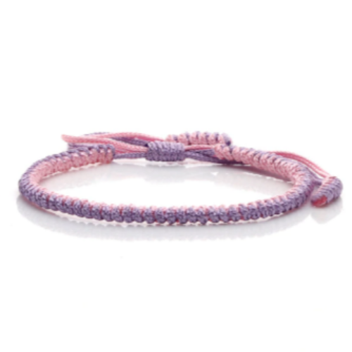 Pink Rope Handmade Bracelet