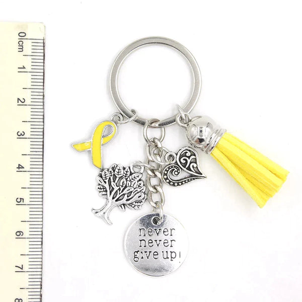 Endometriosis Awareness Keychains Keyring