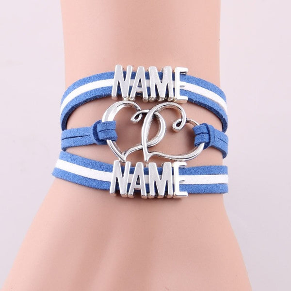 Handmade custom name bracelet