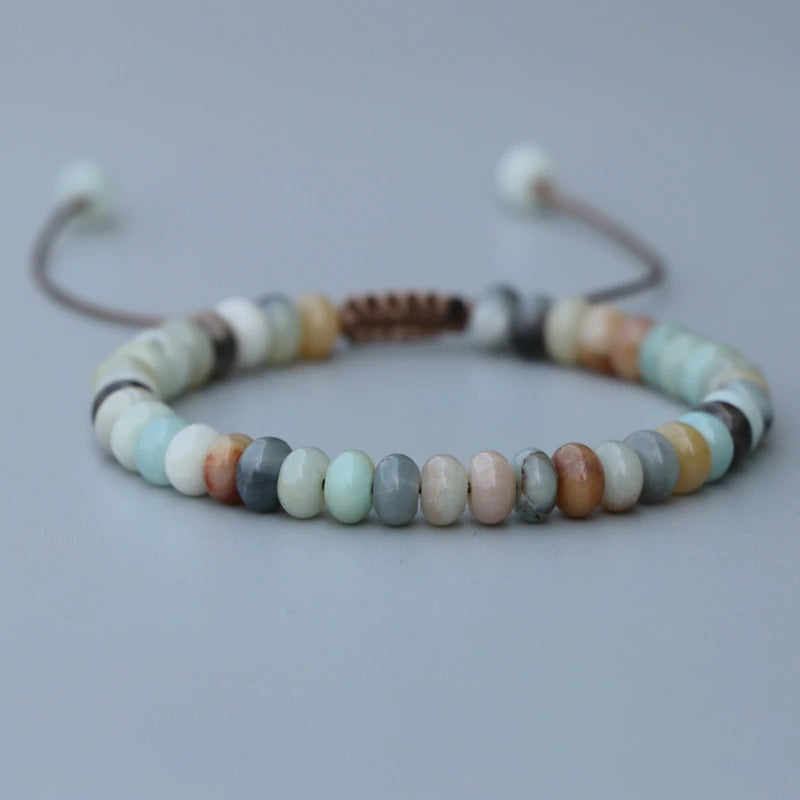 Abacus Stone Bead Bracelet