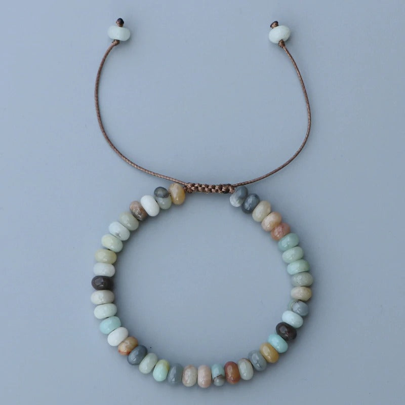 Abacus Stone Bead Bracelet