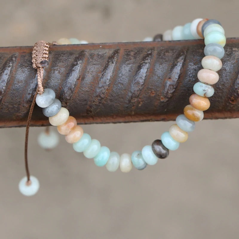 Abacus Stone Bead Bracelet