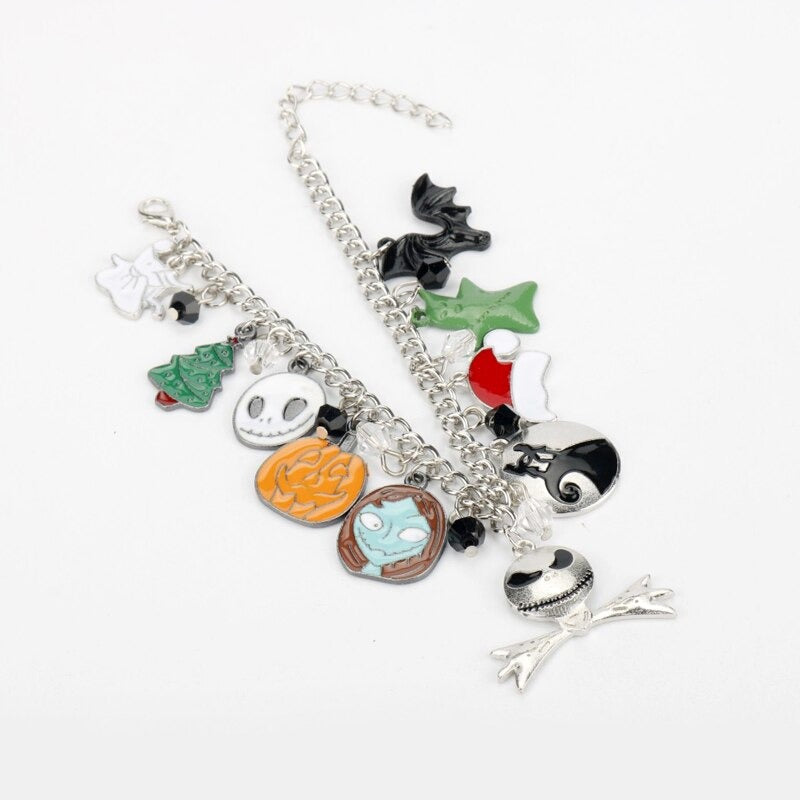 Nightmare Before Christmas Skull Pumpkin Bracelet