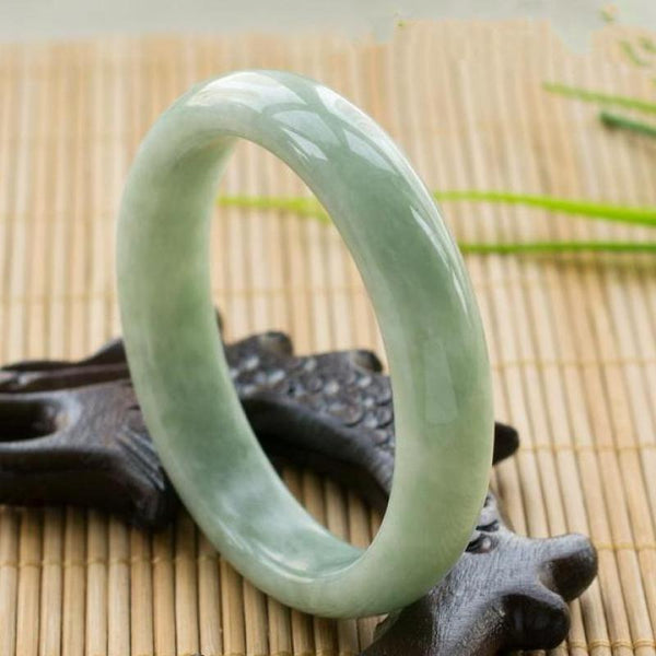 Natural Green Jade Bangle Bracelet