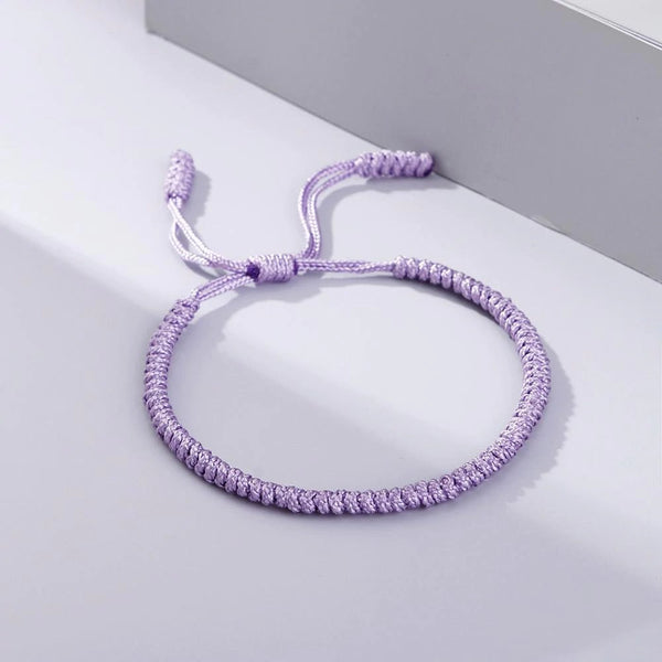 Purple Rope Handmade Bracelet