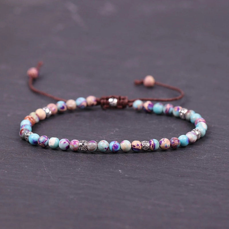 Grounding Positive Energy Natural Japser Stone Bracelet