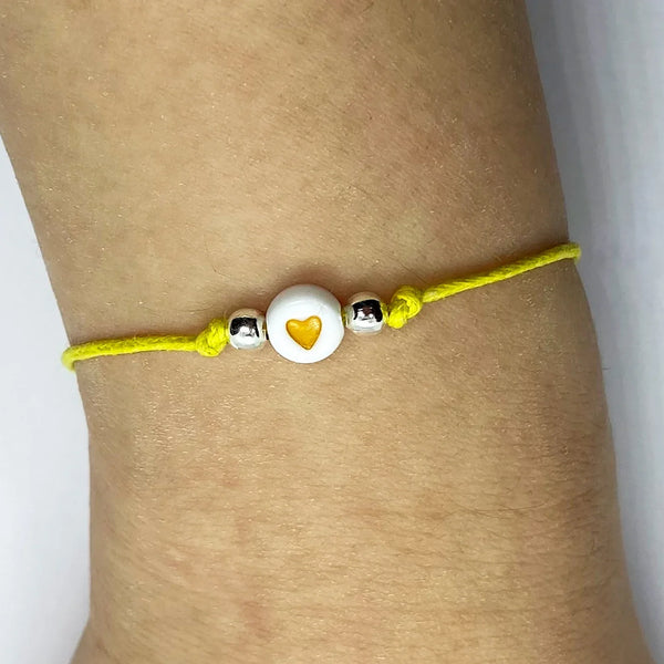 Endometriosis Awareness Ribbon Bracelet