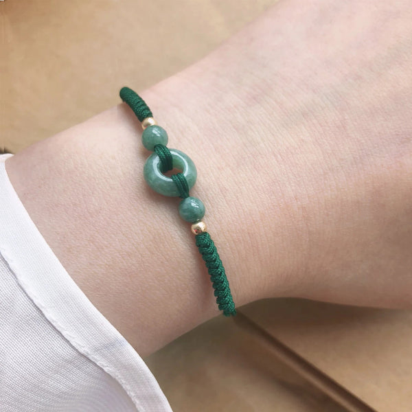 Natural Green Jade Stone Bracelet