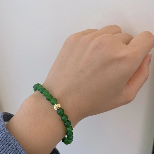 Emerald Green Jade Bracelet