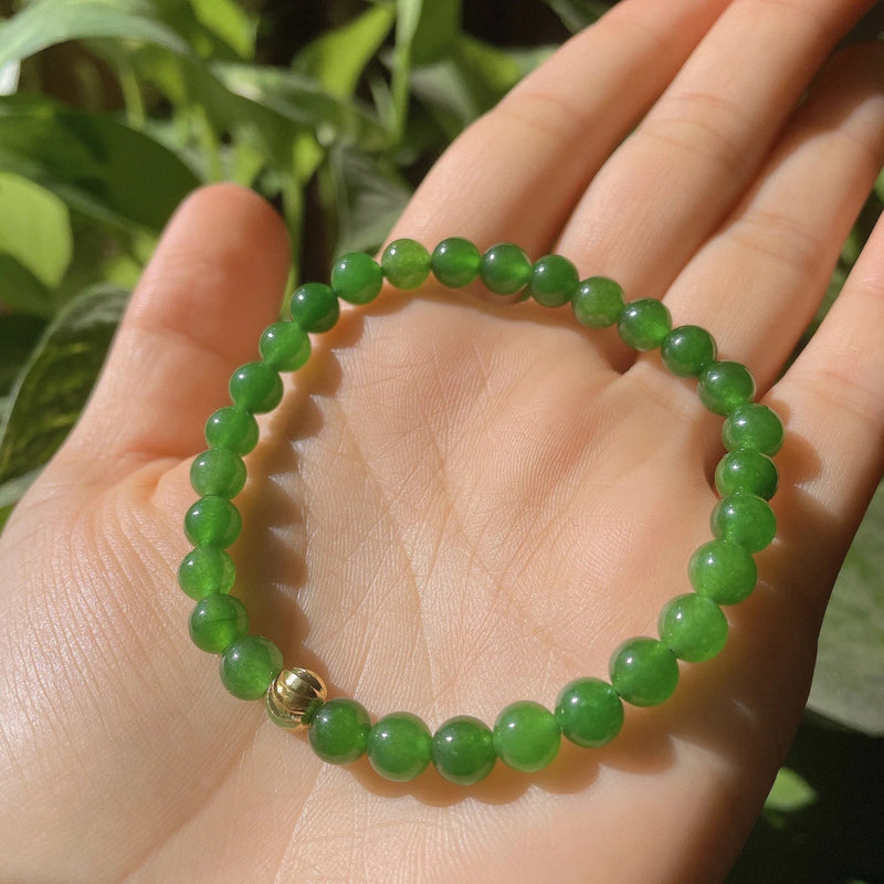 Emerald Green Jade Bracelet
