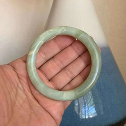 Sea Green jade bangle bracelet