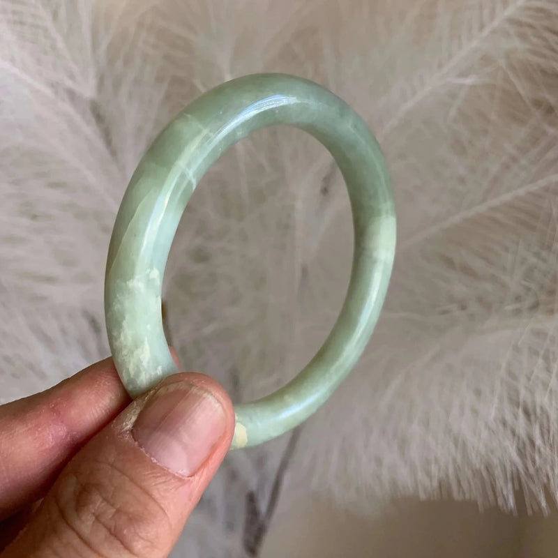 Sea Green jade bangle bracelet